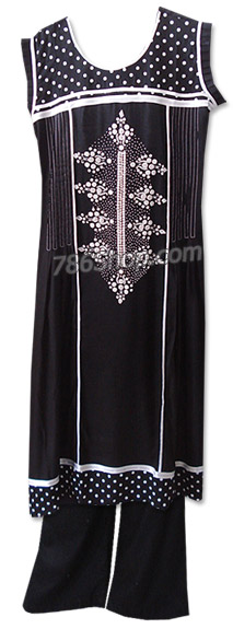 Black Georgette Suit | Pakistani Dresses in USA