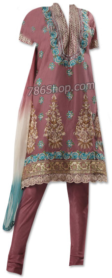  Tea Pink Georgette Suit  | Pakistani Dresses in USA- Image 1