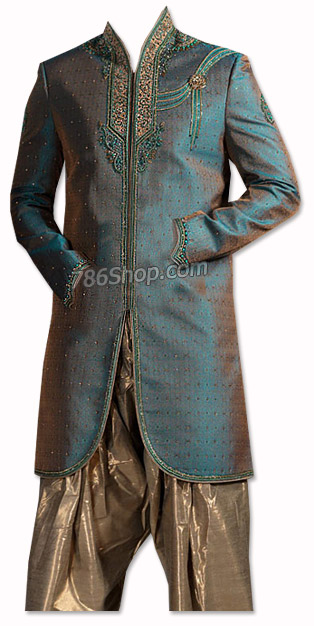  Modern Sherwani 014 | Pakistani Sherwani Online- Image 1