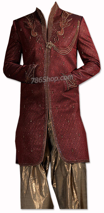  Modern Sherwani 19 | Pakistani Sherwani Online- Image 1