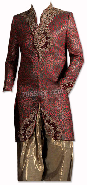  Modern Sherwani 32 | Pakistani Sherwani Online- Image 1