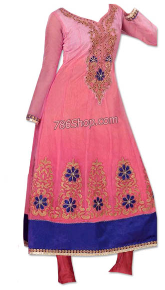  Pink Georgette Suit  | Pakistani Dresses in USA- Image 1