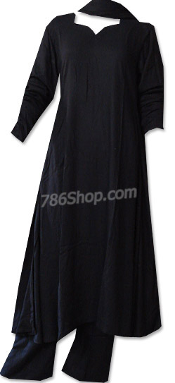  Black Marina Suit | Pakistani Dresses in USA- Image 1