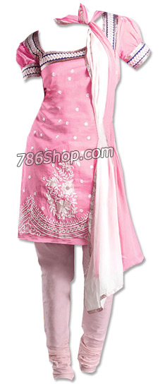  Pink Georgette Suit | Pakistani Dresses in USA- Image 1