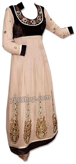  Off-white Georgette Suit | Pakistani Dresses in USA- Image 1