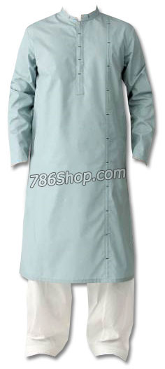 Sky Blue Shalwar Kameez Suit | Pakistani Mens Suits Online