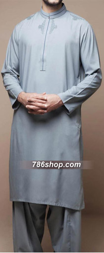 Light Blue Men Shalwar Kameez | Pakistani Mens Suits Online