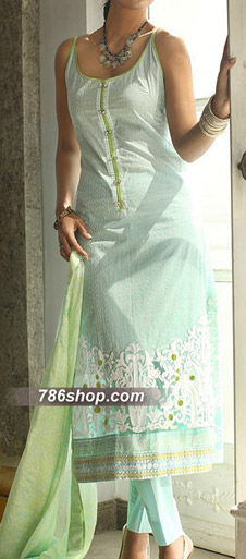 Orient Aqua Lawn Suit  | Pakistani Dresses in USA- Image 1