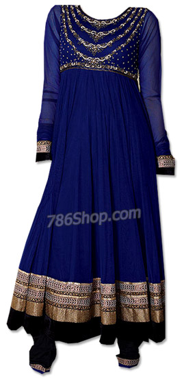 Blue Georgette Suit | Pakistani Dresses in USA