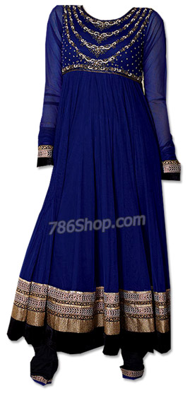  Blue Georgette Suit | Pakistani Dresses in USA- Image 1