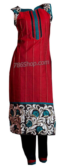  Red/Black Georgette Suit | Pakistani Dresses in USA- Image 1