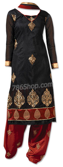  Black Georgette Suit | Pakistani Dresses in USA- Image 1