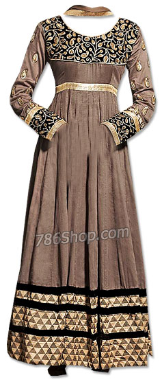  Grey Chiffon Suit | Pakistani Dresses in USA- Image 1