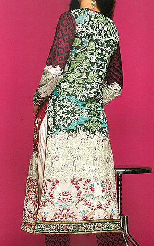 Sunshine by Alzohaib. Magenta Lawn Suit. (2 Pcs) | Pakistani Dresses in USA- Image 2