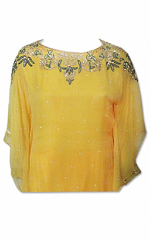  Yellow Chiffon Suit | Pakistani Dresses in USA- Image 2