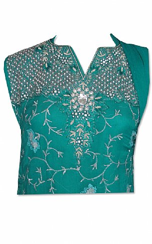  Sea Green Chiffon Suit | Pakistani Dresses in USA- Image 2