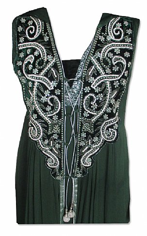  Pistachio Green Chiffon Suit | Pakistani Dresses in USA- Image 2