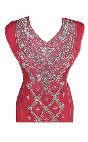  Peach Chiffon Suit | Pakistani Wedding Dresses USA- Image 2