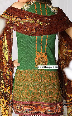 Asim Jofa. Multicolor Lawn Suit | Pakistani Dresses in USA- Image 2