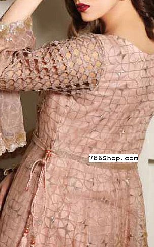 Charizma Peach Net Suit | Pakistani Dresses in USA- Image 2