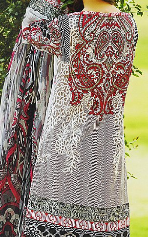 Crescent. White Lawn Suit. | Pakistani Dresses in USA- Image 2
