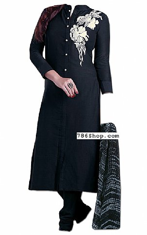  Black Georgette Suit | Pakistani Dresses in USA- Image 1