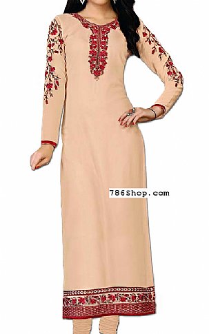  Ivory Georgette Suit | Pakistani Dresses in USA- Image 1