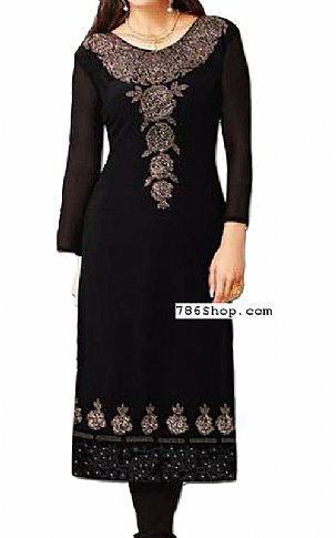  Black Georgette Suit | Pakistani Dresses in USA- Image 1