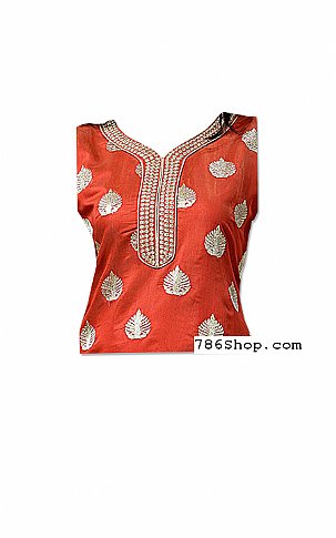  Rust Georgette Suit | Pakistani Dresses in USA- Image 2