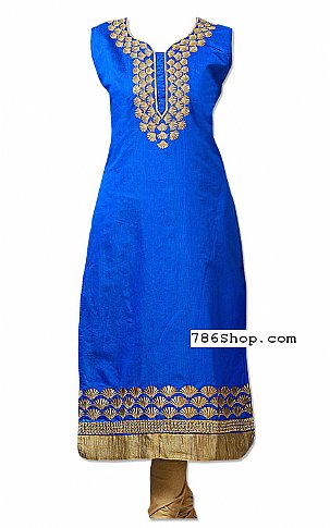  Blue Georgette Suit | Pakistani Dresses in USA- Image 1