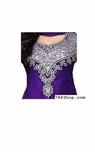  Indigo Net Suit | Pakistani Dresses in USA- Image 2