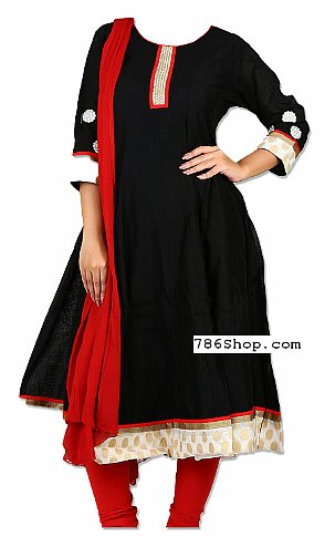  Black Georgette Suit | Pakistani Dresses in USA- Image 1