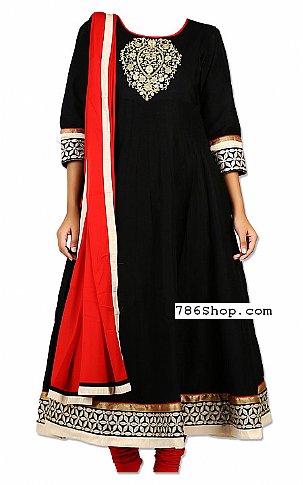  Black Georgette Suit | Pakistani Dresses in USA- Image 1