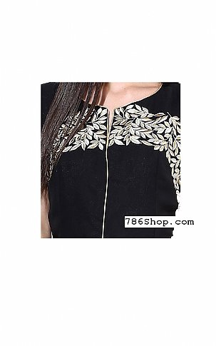  Black Chiffon Suit | Pakistani Dresses in USA- Image 2