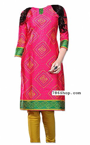  Hot Pink Georgette Suit | Pakistani Dresses in USA- Image 1