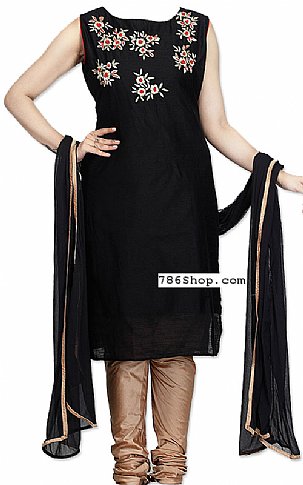  Black Georgette Suit | Pakistani Dresses in USA- Image 1