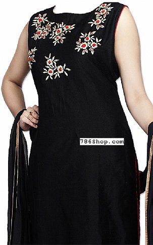  Black Georgette Suit | Pakistani Dresses in USA- Image 2