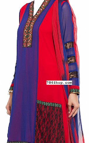  Multicolor Georgette Suit | Pakistani Dresses in USA- Image 2