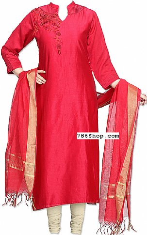  Carrot Silk Suit | Pakistani Dresses in USA- Image 1