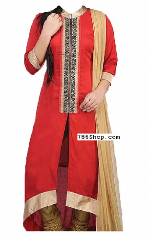  Red Georgette Suit | Pakistani Dresses in USA- Image 1