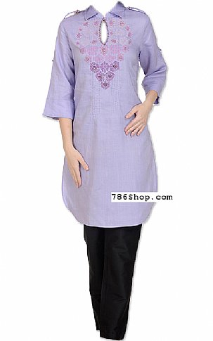  Lilac Georgette Suit | Pakistani Dresses in USA- Image 1