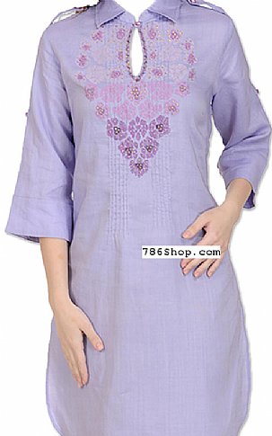  Lilac Georgette Suit | Pakistani Dresses in USA- Image 2