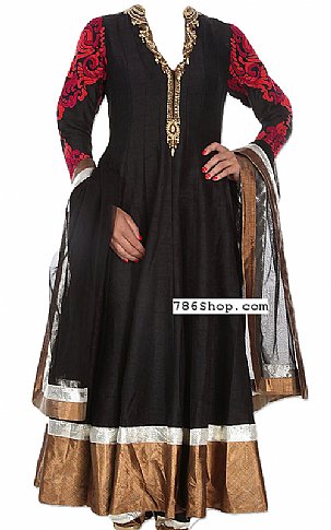  Black Georgette Suit | Pakistani Dresses in USA- Image 1