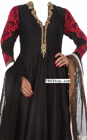  Black Georgette Suit | Pakistani Dresses in USA- Image 2