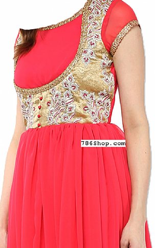  Carrot Chiffon Suit | Pakistani Dresses in USA- Image 2