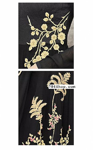  Black Georgette Suit | Pakistani Dresses in USA- Image 2
