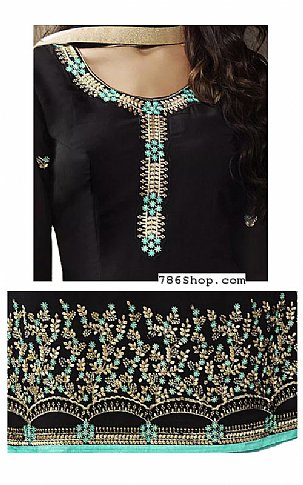  Black Georgette Suit | Pakistani Dresses in USA- Image 2