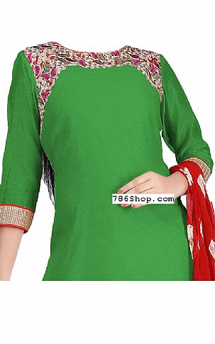  Green Georgette Suit | Pakistani Dresses in USA- Image 2