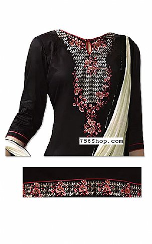  Black Georgette Suit | Pakistani Dresses in USA- Image 2