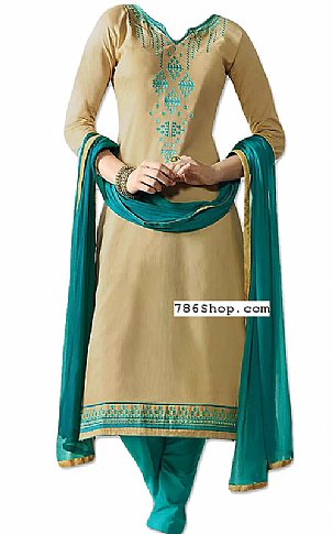  Ivory Georgette Suit | Pakistani Dresses in USA- Image 1